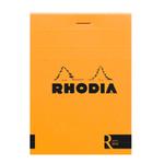 Notes Rhodia Basic Orange & Black "le R" Nr16 Orange - gładki, blok szyty w sklepie internetowym Twojepioro.pl