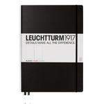 Notatnik Leuchtturm 1917 Master A4 gładki BLACK - czarny w sklepie internetowym Twojepioro.pl