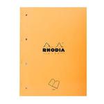 Notes Rhodia Basic Orange & Black A4+ Orange - kratka, wkład do segregatora w sklepie internetowym Twojepioro.pl