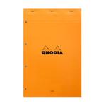 Notes Rhodia Basic Orange & Black Nr20 Orange - linie z marginesem, blok szyty, wkład do segregatora w sklepie internetowym Twojepioro.pl