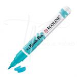 Flamaster pędzelkowy Brush Pen ECOLINE Talens - 522 - turquoise blue w sklepie internetowym Twojepioro.pl