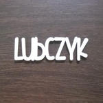 Napis LUBCZYK ND86 w sklepie internetowym Sambora.pl