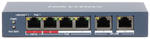 SWITCH PoE 4 PORTY + 2 PORTY UPLINK HIKVISION DS-3E0106HP-E w sklepie internetowym Mdh-system.pl