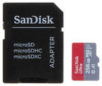 KARTA PAMIĘCI microSD UHS-I, SDXC 256GB, SANDISK SD-MICRO-10/256-SANDISK w sklepie internetowym Mdh-system.pl