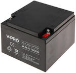 AKUMULATOR AGM 12 V 26 Ah V-PRO 12V/26AH-VPRO w sklepie internetowym Mdh-system.pl