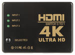 PRZEŁĄCZNIK SYGNAŁU HDMI 4K Z PILOTEM HDMI-SW-3/1-IR-4K w sklepie internetowym Mdh-system.pl