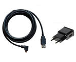 ZASILACZ USB 5V 2A + PRZEWÓD KABEL USB MICROUSB KĄTOWY 3 m 5V/2A/USB/B+USB-W/KAT/3M w sklepie internetowym Mdh-system.pl