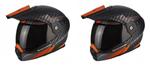 SCORPION KASK ADX-1 DUAL MATT BLACK-ORANGE w sklepie internetowym Strefamotocykli.pl