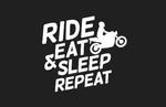 REBELHORN ODZNAKA NA RZEP RIDE EAT SLEEP REPEAT BL w sklepie internetowym Strefamotocykli.pl