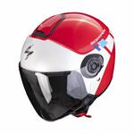 SCORPION KASK OTWARTY EXO-CITY II MALL RED-WH-BLUE w sklepie internetowym Strefamotocykli.pl