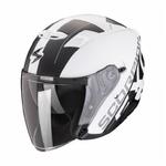 SCORPION KASK OTWARTY EXO-230 QR MAT WHITE-BLACK w sklepie internetowym Strefamotocykli.pl