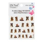 Naklejki wodne do paznokci - Pieski (N381p) w sklepie internetowym em-nail.pl