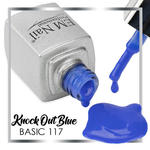 Lakier hybrydowy Knock Out Blue 117 - Niebieski \ 117 Knock Out Blue w sklepie internetowym em-nail.pl