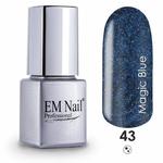 Lakier hybrydowy Magic Blue 43 - Niebieski \ 43 Magic Blue w sklepie internetowym em-nail.pl