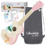 CLASSIC WORLD Drewniane Ukulele Gitara dla Dzieci Różowa w sklepie internetowym idibrii.com