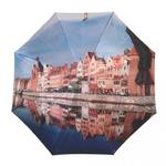 Gdańsk parasol długi automatyczny satyna w sklepie internetowym MiaDora.pl