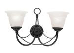 Kinkiet Elstead Carisbrooke CB2 black - Lampa z kloszem w sklepie internetowym BajkoweLampy.pl