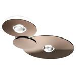 Lampa Sufitowa Studio Italia Design Bugia Double miedź LED w sklepie internetowym BajkoweLampy.pl