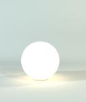Lampa Stojąca MOON SP-MOON32-LIGHT Biała PD Concept 32 cm podświetlana kula LED w sklepie internetowym BajkoweLampy.pl