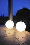 Lampa Stojąca MOON SP-MOON35-LIGHT Biała PD Concept 35 cm podświetlana kula LED w sklepie internetowym BajkoweLampy.pl