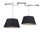 Natalia 2SMD2238-2S-BK Lampa Wisząca Azzardo czarna w sklepie internetowym BajkoweLampy.pl