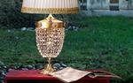 Lampa Stołowa MASIERO Elegantia 6005 TL 2G Kryształki Murano - Kryształki Murano w sklepie internetowym BajkoweLampy.pl