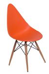 Krzesło Rush DSW pomarańczowe w sklepie internetowym BajkoweLampy.pl