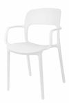 Krzesło z podłokietnikami Flexi białe w sklepie internetowym BajkoweLampy.pl