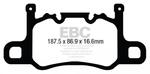 Klocki hamulcowe EBC YELLOWSTUFF tył PORSCHE 911 (991/2) (Cast Iron Disc Only) 4.0 GT3 RS 2015- w sklepie internetowym AutoRacing.pl