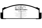 Klocki hamulcowe EBC Greenstuff przód FIAT 124 Spider 1.8 74-79 w sklepie internetowym AutoRacing.pl