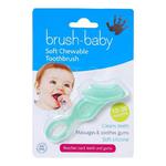 Brush-Baby - gryzak połączony ze szczoteczką dla dzieci w wieku 10-36 m-cy kolor zielony w sklepie internetowym DomowyStomatolog.pl