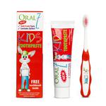 ORAL7 Kids Toothpaste 50ml + szczoteczka - pasta do zębów dla dzieci z kompleksem ochronnych enzymów + szczoteczka manualna w sklepie internetowym DomowyStomatolog.pl