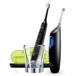 Zestaw Philips Sonicare HX8491/03 szczoteczka DiamondClean BLACK + irygator AirFloss Ultra BLACK w sklepie internetowym DomowyStomatolog.pl