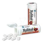 Miradent Xylitol CRANBERRY 30 szt. - odświeżające gumy do życia o smaku żurawiny w sklepie internetowym DomowyStomatolog.pl