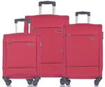 Zestaw trzech walizek PUCCINI EM-50720 Parma czerwony - czerwony w sklepie internetowym Gala24.pl