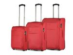 Zestaw trzech walizek PUCCINI EM-50307 Camerino czerwony - czerwony w sklepie internetowym Gala24.pl