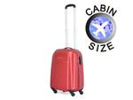 Mała walizka PUCCINI ABS02 Lizbona czerwona - czerwony w sklepie internetowym Gala24.pl