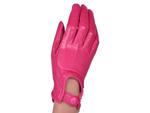 Rękawiczki damskie samochodowe - PUCCINI D-1511 różowe całuski kropeczki w sklepie internetowym Gala24.pl