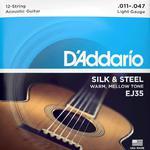 Struny D'ADDARIO Silk and Steel EJ35 (11-47) 12str w sklepie internetowym Guitarproject.pl