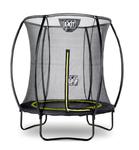 Trampolina Exit Silhouette 183 cm z siatką holenderska czarna w sklepie internetowym DostawaNaJutro.pl