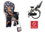 Fotelik rowerowy dziecięcy Hamax Kiss czarny Panda w sklepie internetowym DostawaNaJutro.pl