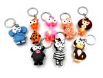 Brelok do kluczy torebki gumowe zwierzątka Zoo Keychain for keys, bags, rubber, Zoo animals w sklepie internetowym byBOCIEK.pl