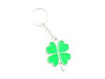 Brelok zawieszka do kluczy jedna koniczyna czterolistna Keychain pendant with one four-leaf clover w sklepie internetowym byBOCIEK.pl