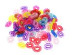 Gumki do włosów sprężynki 2cm Kolorowe 10szt Elastic bands for hair 2cm colorful 10 pcs w sklepie internetowym byBOCIEK.pl