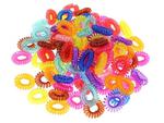 Gumki do włosów sprężynki 3cm Kolorowe 10szt Elastic bands for hair 3cm colorful 10 pcs w sklepie internetowym byBOCIEK.pl