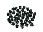 Spinki żabki do włosów czarne 10 szt Black frog clips 10 pcs w sklepie internetowym byBOCIEK.pl