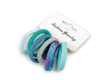 Gumki do włosów kolorowe komplet 6szt Colored hair bands, set of 6 pcs w sklepie internetowym byBOCIEK.pl
