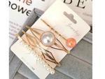Zestaw złotych wsuwek do włosów z perłami kolorami Set of golden hair pins with pearl colors w sklepie internetowym byBOCIEK.pl