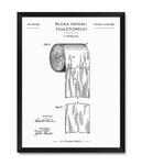 Rolka papieru toaletowego #02 - patent z 1891 r. w sklepie internetowym iwallstudio.pl