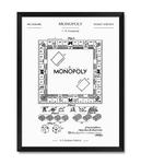 Plansza Monopoly - patent z 1935 r. w sklepie internetowym iwallstudio.pl